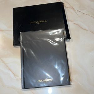 NIB Dolce & Gabbana Beauty Blank Notebook & Pencil